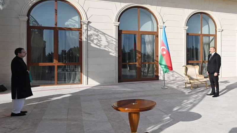 İlham Əliyev Pakistanın səfirini qəbul etdi (FOTO)