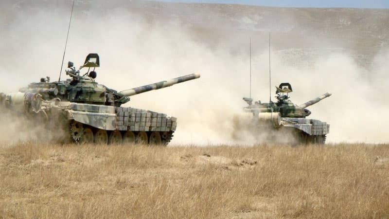 Tonaşendə düşmənin iki tankı belə məhv edildi (VİDEO)