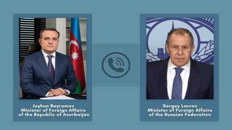 Ceyhun Bayramovla Sergey Lavrov arasında telefon danışığı baş tutub