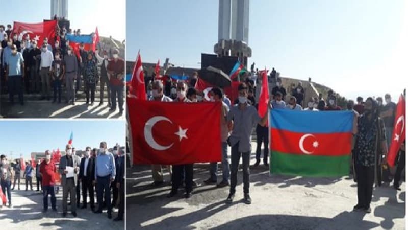 İğdırda Azərbaycana dəstək aksiyası təşkil edildi