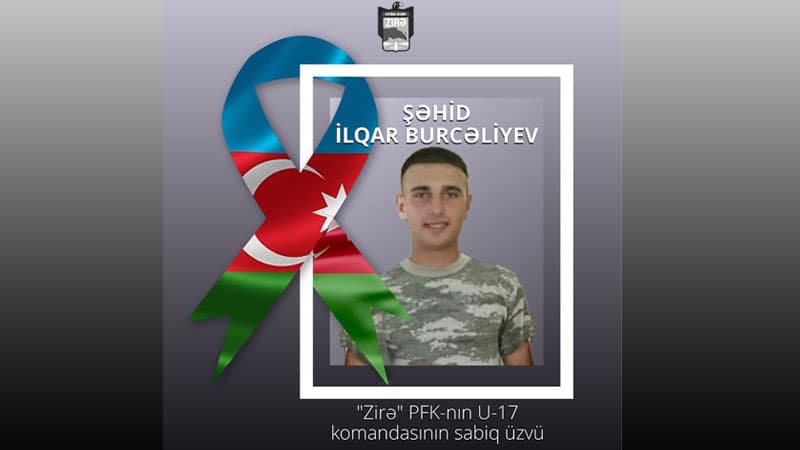 "Zirə"nin sabiq futbolçusu şəhid oldu