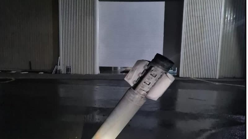 Mingəçevirə atılan raketlərdən biri enerji blokunun yaxınlığına düşdü (FOTO)