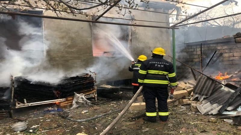Düşmən Bərdədə təhsil obyektlərini atəşə tutdu (FOTO)