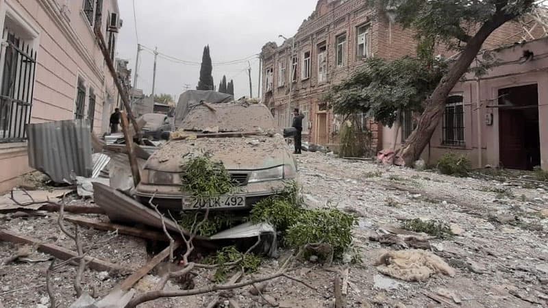 MN: Gəncə şəhəri Ermənistan ərazisindən atəşə tutulur