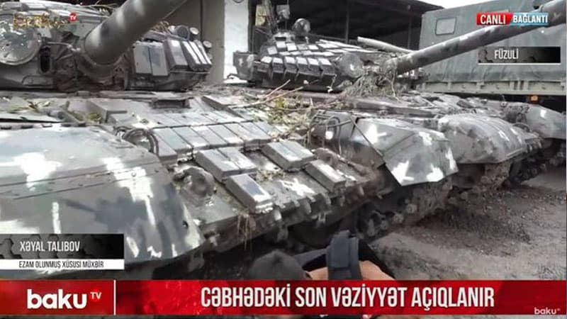 Düşmənin 3 tankı və 11 hərbi maşını ələ keçirildi (VİDEO)