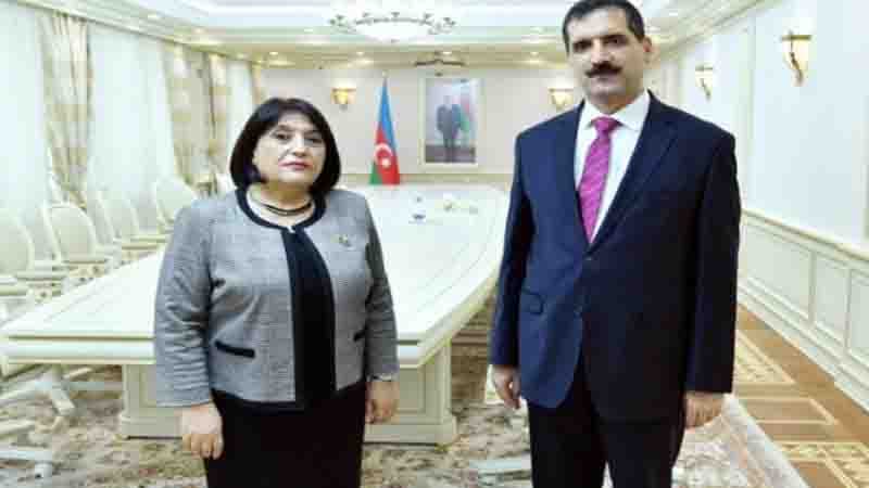 Sahibə Qafarova Türkiyə səfiri ilə görüşdü