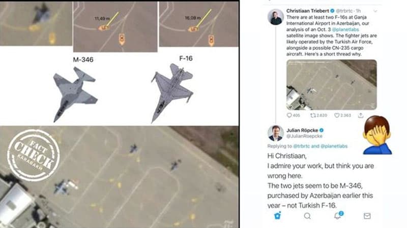Ermənilərin F-16 yalanı ifşa olundu (FOTOFAKT)