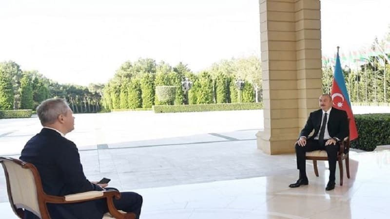 İlham Əliyev Rusiyanın RBK televiziya kanalına müsahibə verdi