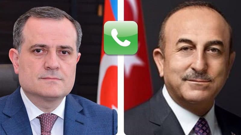 Türkiyə və Azərbaycan XİN başçıları arasında telefon danışığı oldu