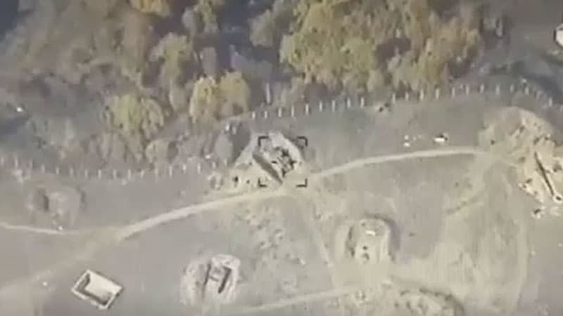 Ermənistan ordusunun KUB zenit raket kompleksi məhv edildi (VİDEO)