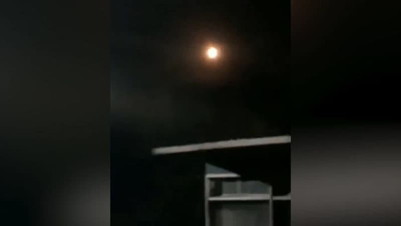 Düşmən PUA-sının vurulma anı kameraya düşdü (VİDEO)