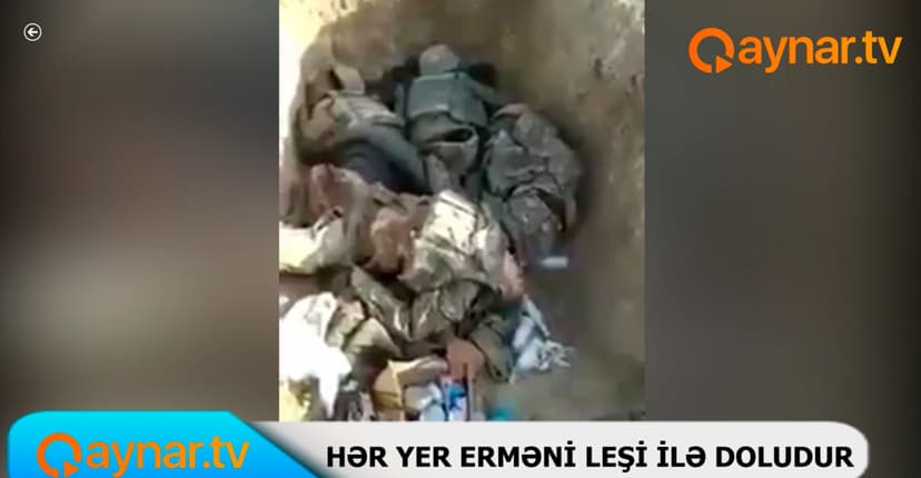 Qarabağda ermənilərin böyük itkiləri - Hər yer meyit doludur (VİDEO)