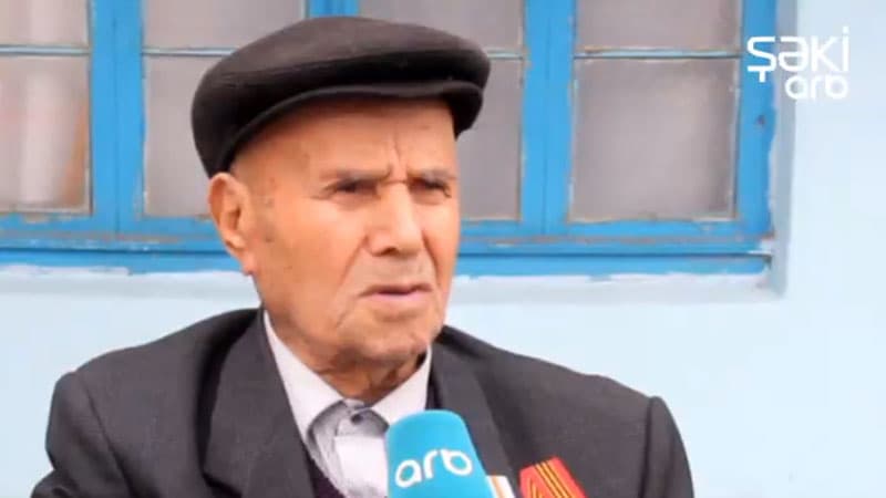 97 yaşlı babadan orduya dəstək (VİDEO)