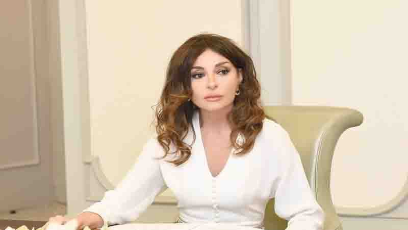 Mehriban Əliyeva: "Dünya ictimaiyyətini Ermənistanın müharibə cinayətlərini qınamağa çağırıram"(FOTO)