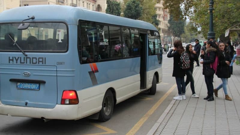 Azərbaycanda bəzi yerlərdə ictimai nəqliyyatın hərəkəti dayandırılacaq