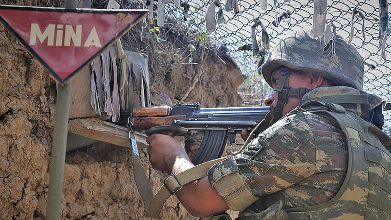 Ermənistan dövlət sərhədində də atəşkəsi pozdu