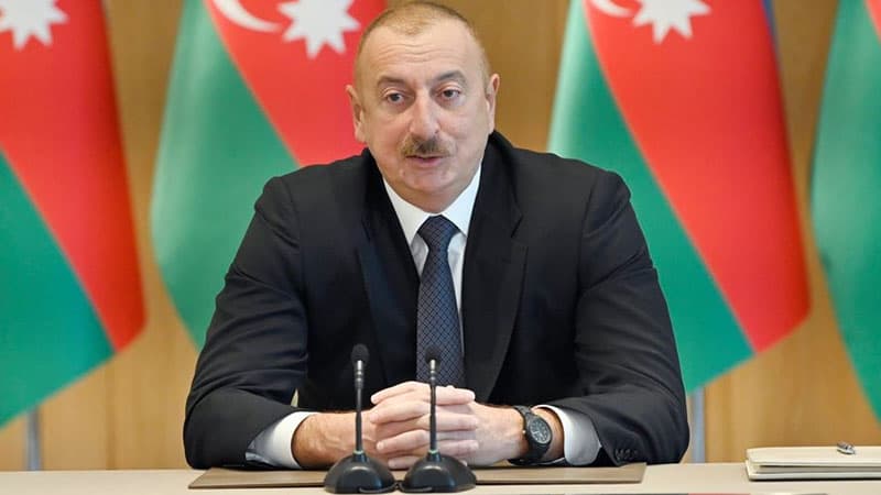 Xudafərinə Azərbaycan bayrağı sancıldı - İlham Əliyevdən paylaşım