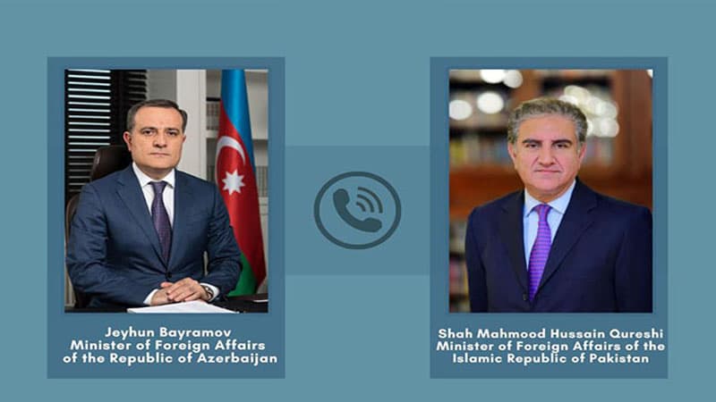 Ceyhun Bayramov pakistanlı həmkarı ilə Qarabağı müzakirə etdi