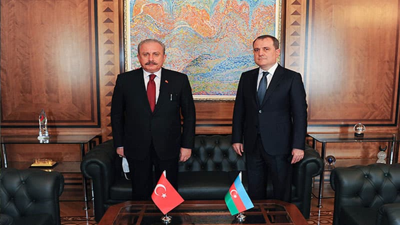 Ceyhun Bayramov Mustafa Şəntopla görüşdü (FOTO)