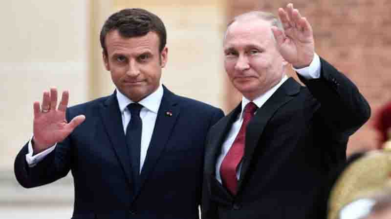Makron Qarabağa görə Putinə zəng etdi