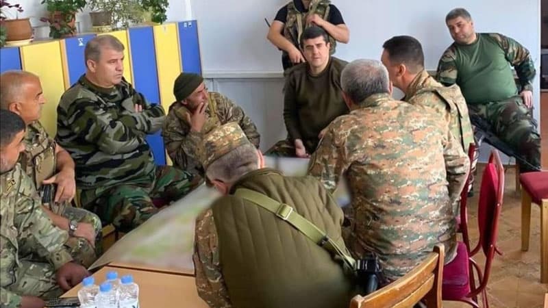Erməni hərbçilərinin iclas keçirdiyi uşaq bağçasının yeri bilindi