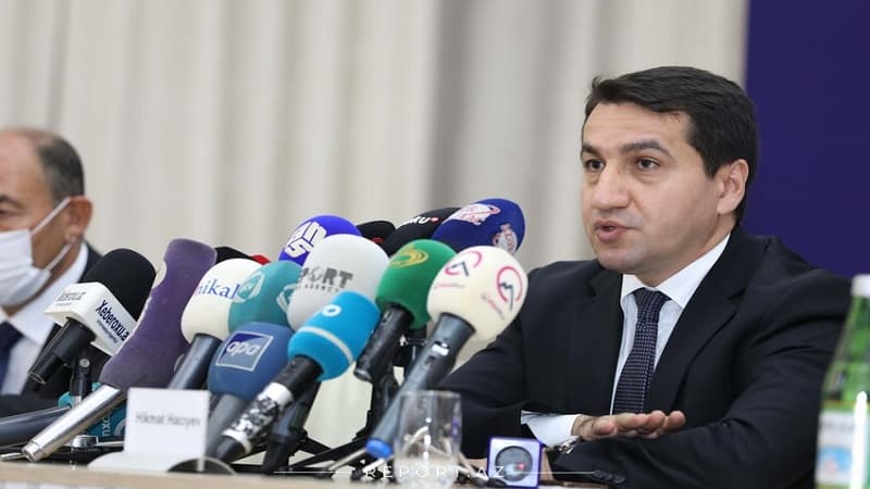 Hacıyev: "Ermənistan rəhbərliyinin Azərbaycana qarşı hərbi cinayətlər törətməsi..."