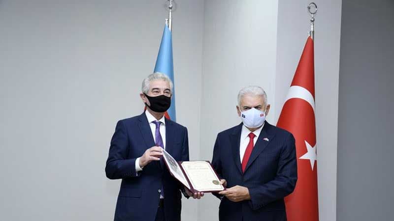 Binəli Yıldırım Bakıya gəldi (FOTOLAR)