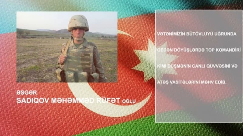 Döyüşdə böyük rəşadət göstərən igidlərimiz (VİDEO)