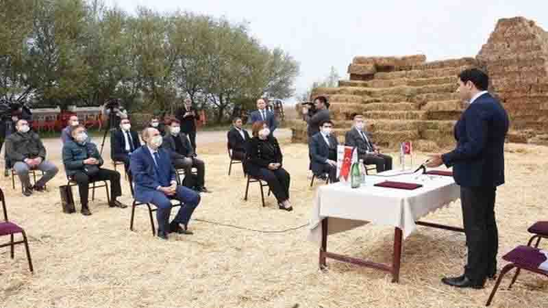 İlk aqrar sığorta müqaviləsi Tərtərdə imzalanıb (FOTO)