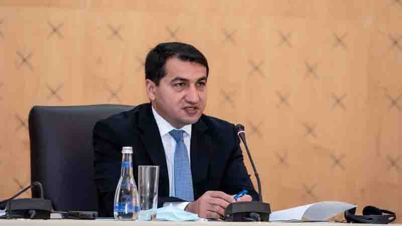 Hikmət Hacıyev: "Ermənistan Tərtər sakinlərinə qarşı fosforlu mərmilərdən istifadə edir"