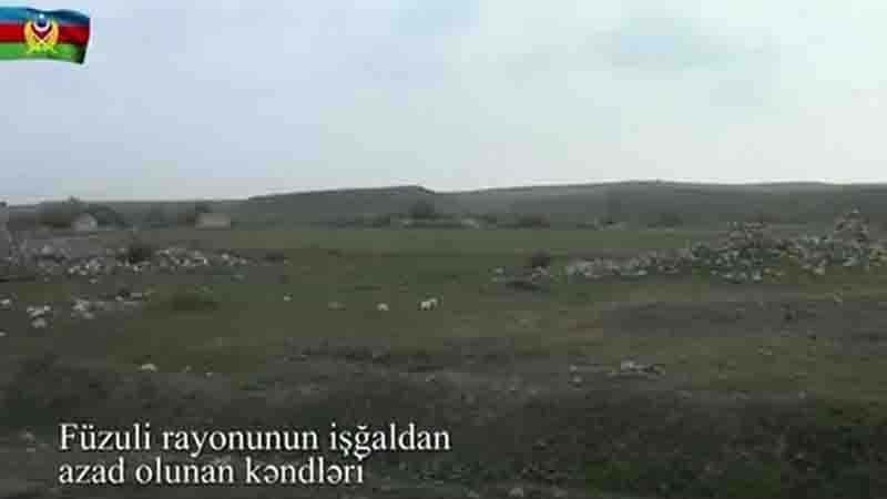 Füzuli rayonunun işğaldan azad edilmiş kəndlərinin yeni görüntüləri (VİDEO)