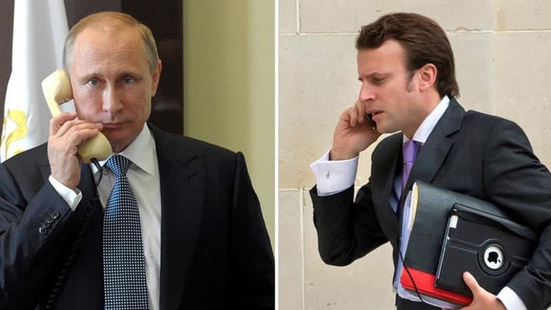 Putinlə Makron Dağlıq Qarabağı müzakirə etdi
