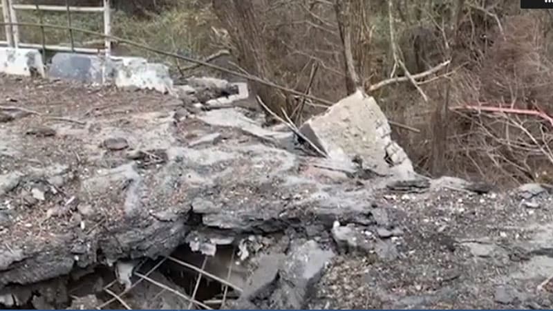 Dağılmış Laçın körpüsü (VİDEO)