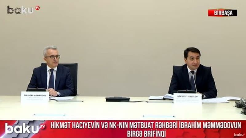Müharibə nəticəsində Azərbaycana dəymiş ziyanın hesablanması ilə bağlı brifinq keçirilir (CANLI YAYIM)