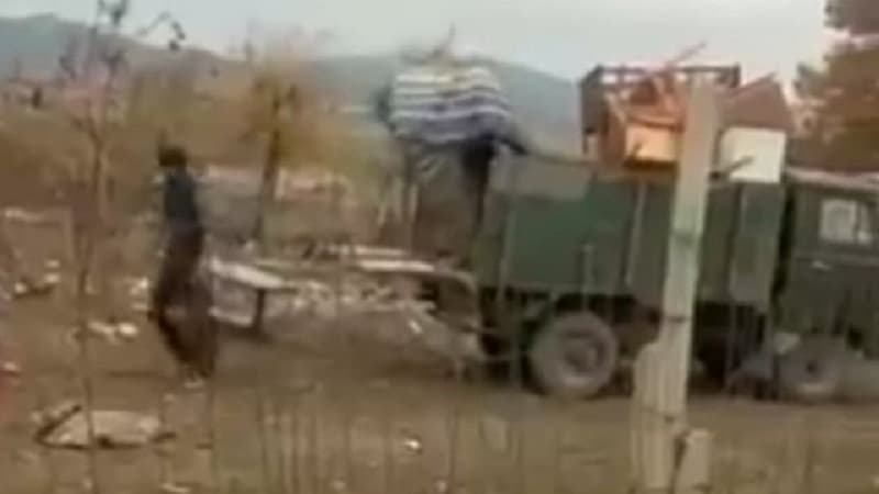 Ağdamdan sonuncu erməni ailəsi belə yola salındı (VİDEO)