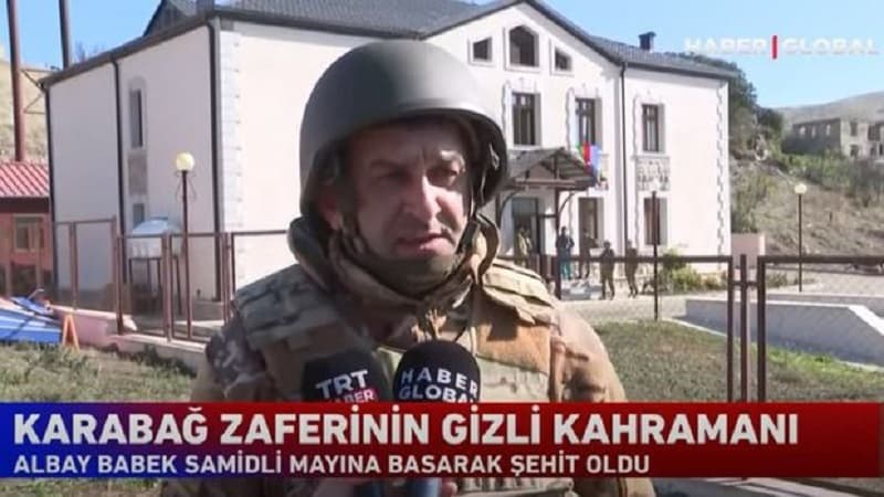 “Haber Global” şəhid polkovnik Babək Səmidli haqqında süjet hazırladı (VİDEO)