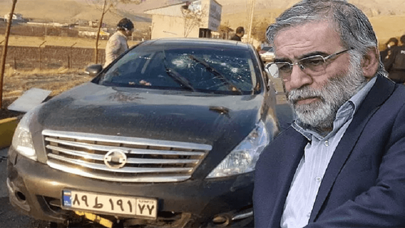 İranda nüvə aliminin öldürüldüyü yerdən (FOTOLAR)