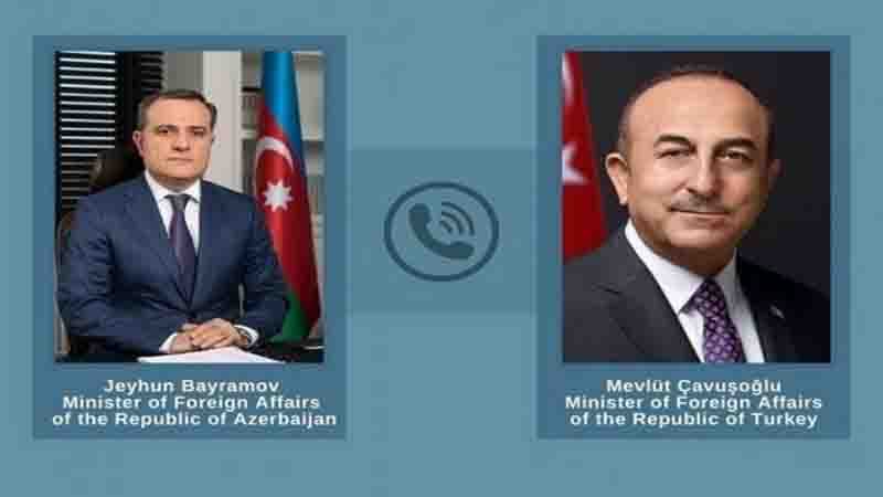 Ceyhun Bayramov Çavuşoğlu ilə danışdı