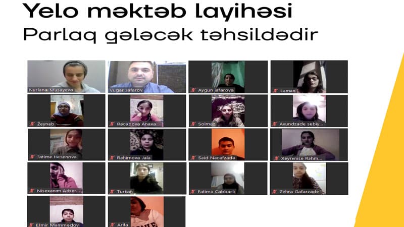 Yelo Bank "Yelo school" sosial layihəsinin ikinci hissəsinə start verdi