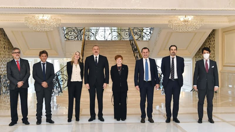 Prezident İtaliya Deputatlar Palatasının sədr müavinini qəbul etdi