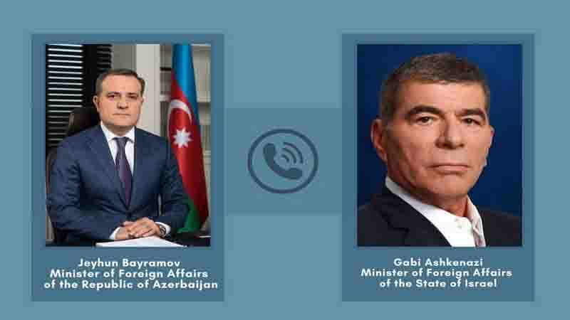 Azərbaycan və İsrail XİN başçıları telefonla danışdı
