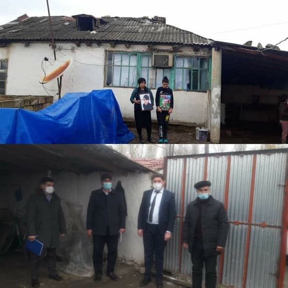 Şəhid Əlikram Şahbazlının ailəsi gələcəkdə fərdi evlə təmin olunacaq (FOTO)