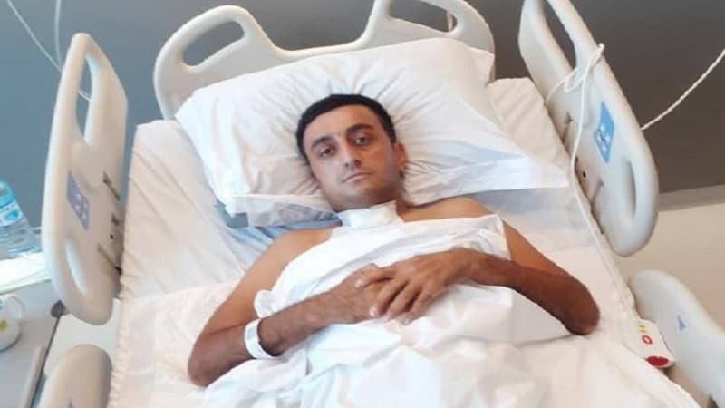 Tankçımız 20 gün sonra komadan ayıldı (FOTO/VİDEO)