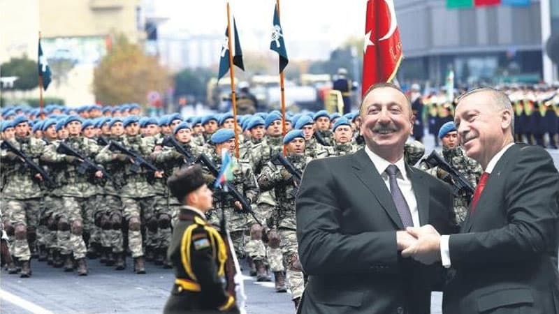 Rəcəb Tayyib Ərdoğanın rəsmi qarşılanma mərasimi olub