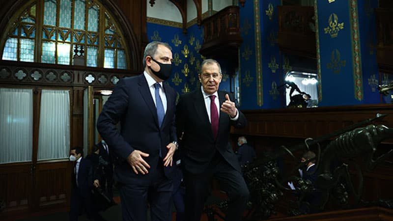 Ceyhun Bayramov Sergey Lavrovla danışdı