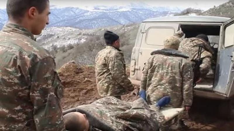Morqda tanınmaz halda olan erməni əsgərlərinin sayı açıqlandı (VİDEO)