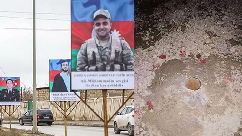 Binəqədidə şəhidlərin xatirəsinə qoyulan lövhələr söküldü (FOTO)