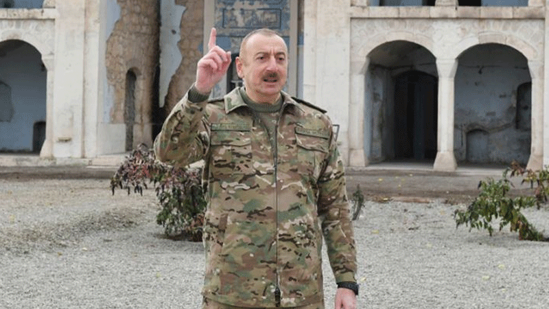 İlham Əliyev ermənilərin Ağdam məscidini tam dağıtmamasının səbəbini açıqladı