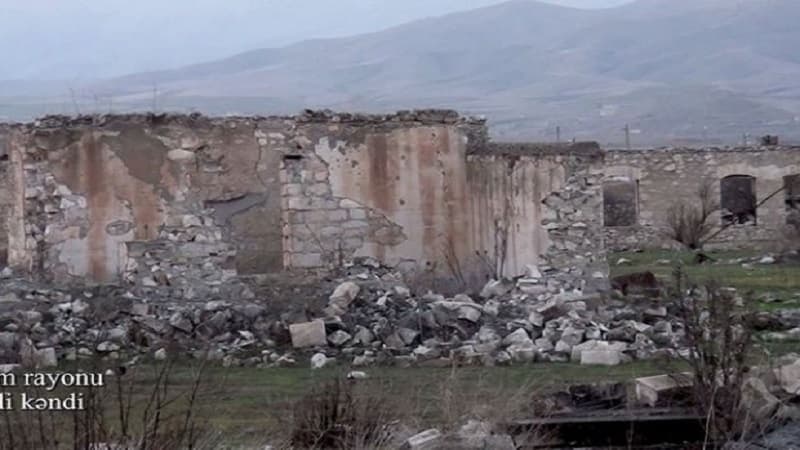 İşğaldan azad edilmiş Ağdamın Seyidli kəndi (VİDEO)