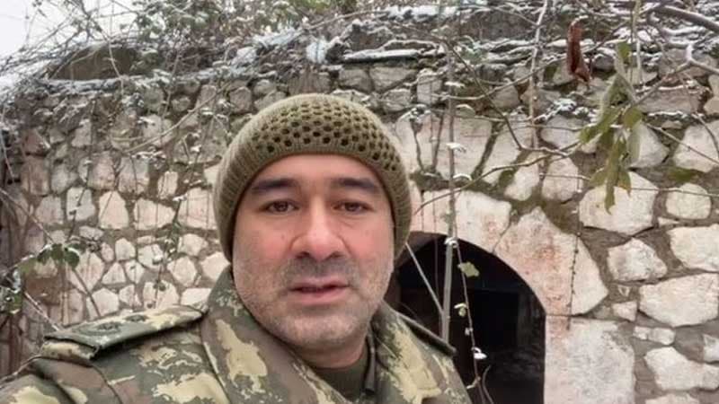 Tahir İmanov Şuşadakı baba evində (VİDEO)